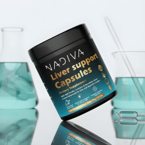 NADIVA Liver Detox | Milk Thistle 80% + Berberine + Antioxidants | 60 Caps